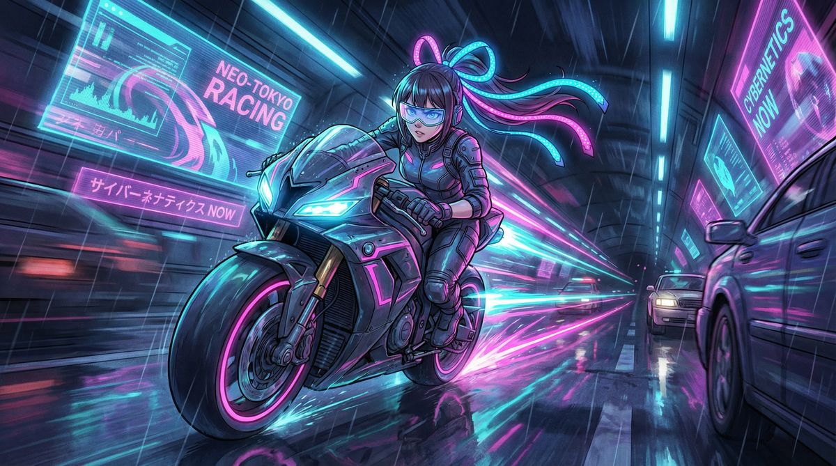 91动漫-极速追击赛博飞车